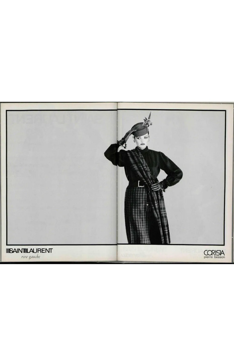 1979 Haute Couture Yves Saint Laurent Silk Dress