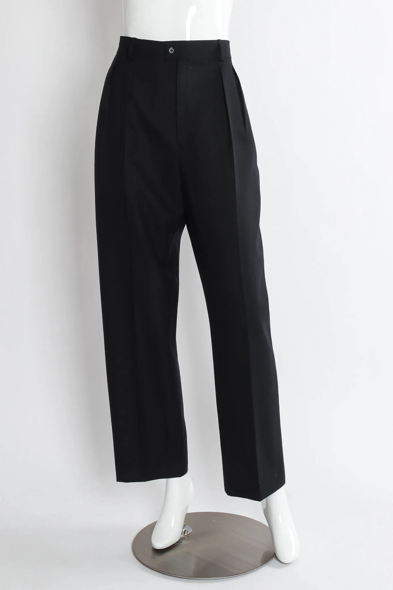 1990s Wool Striped Blazer & Pant Set