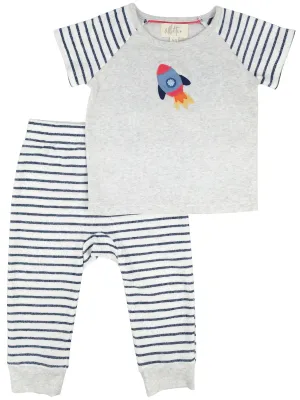 2-Piece Applique Rocket Playset