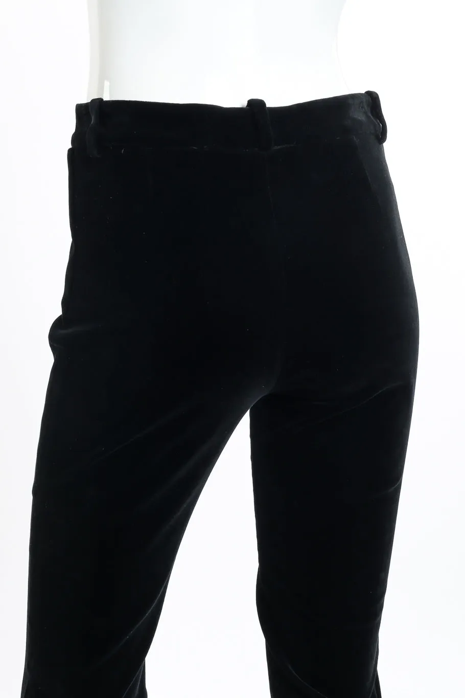 2002 F/W Velvet Bow Tie Pants