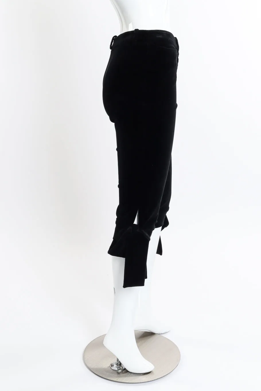2002 F/W Velvet Bow Tie Pants