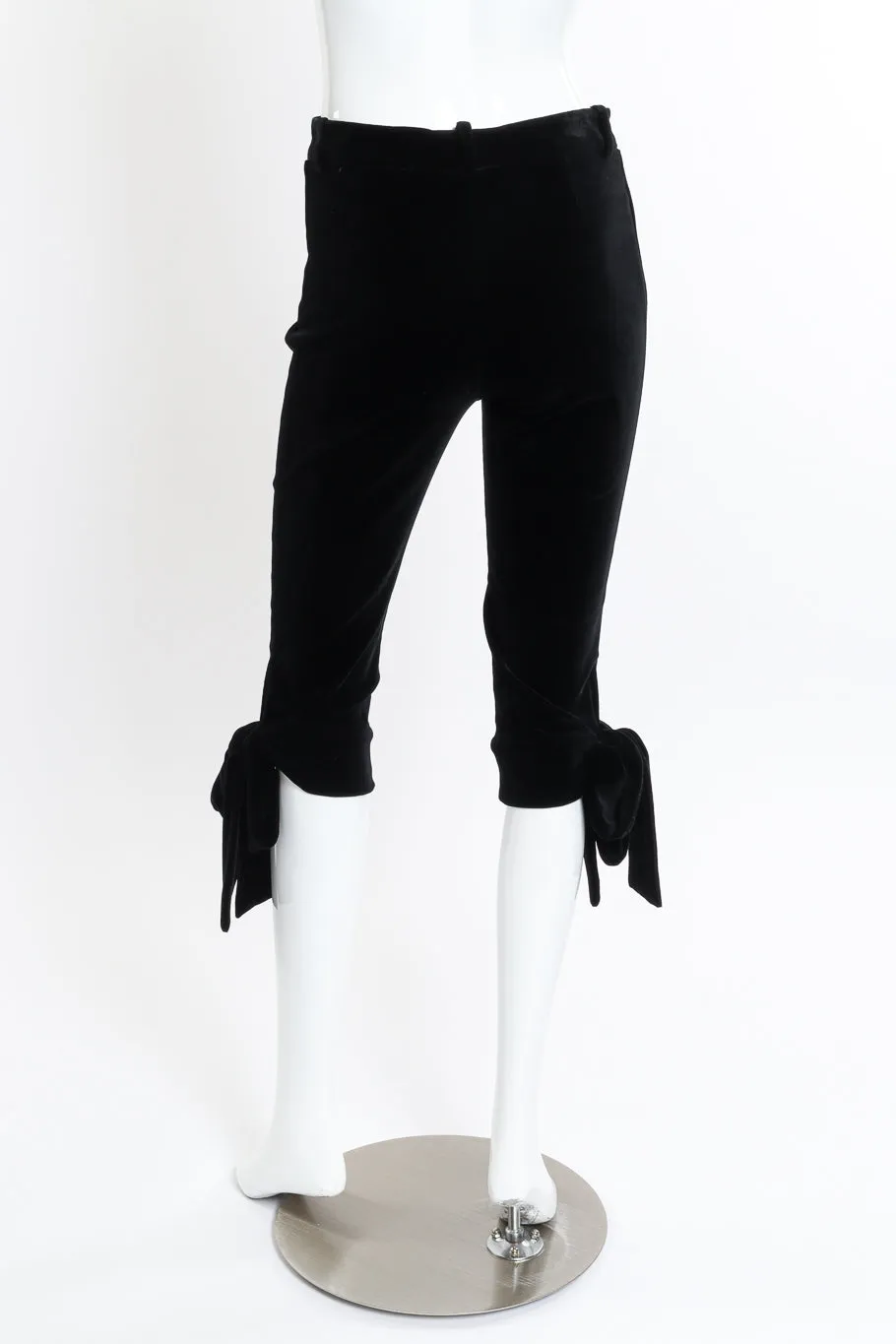 2002 F/W Velvet Bow Tie Pants