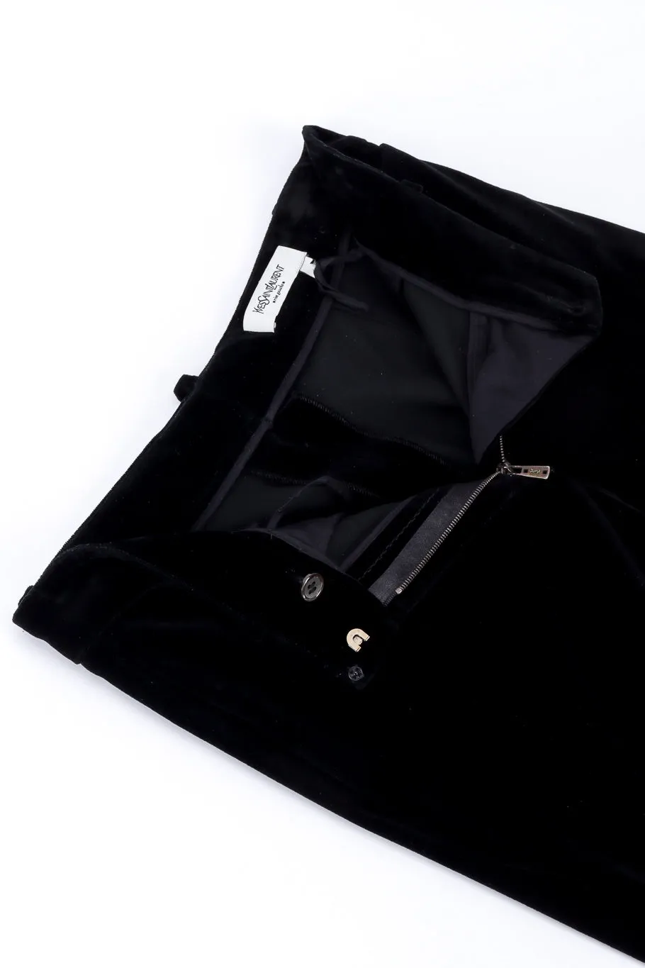 2002 F/W Velvet Bow Tie Pants