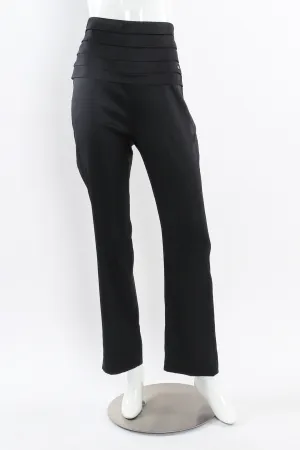 2006A Cummerbund Pleat Silk Pant