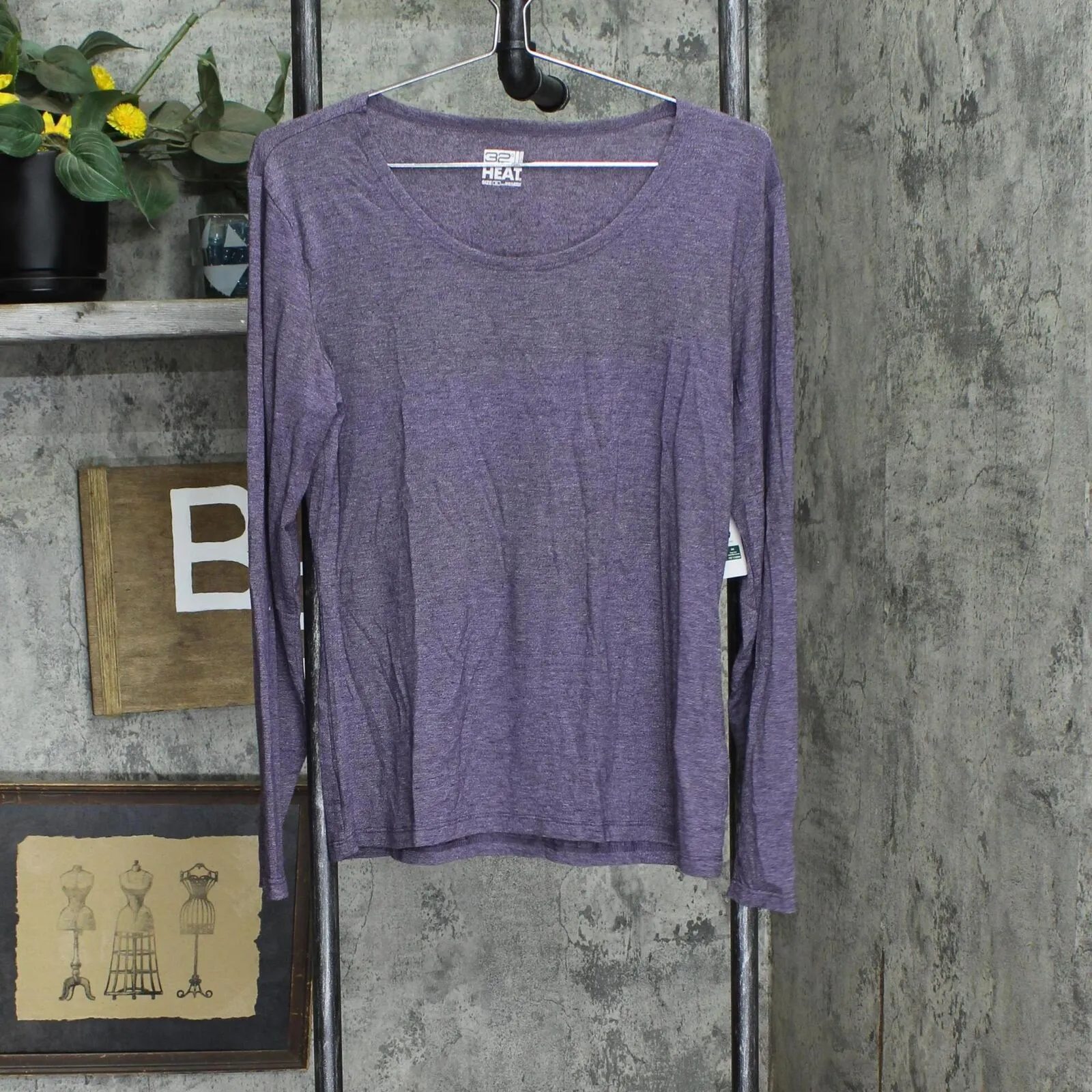 32 Degrees Womens 2-Pack Long Sleeve Scoop Neck T-Shirt 1307813