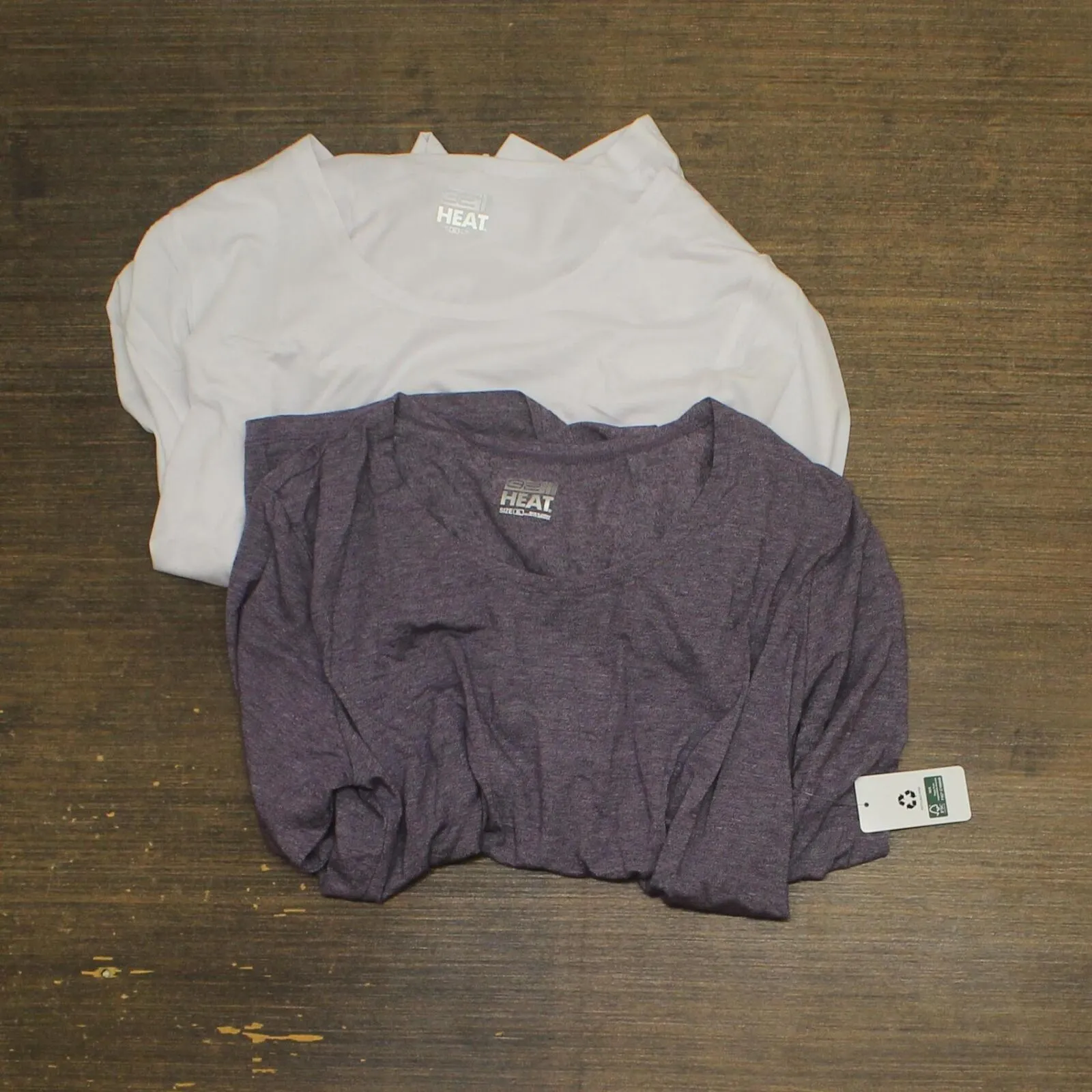 32 Degrees Womens 2-Pack Long Sleeve Scoop Neck T-Shirt 1307813