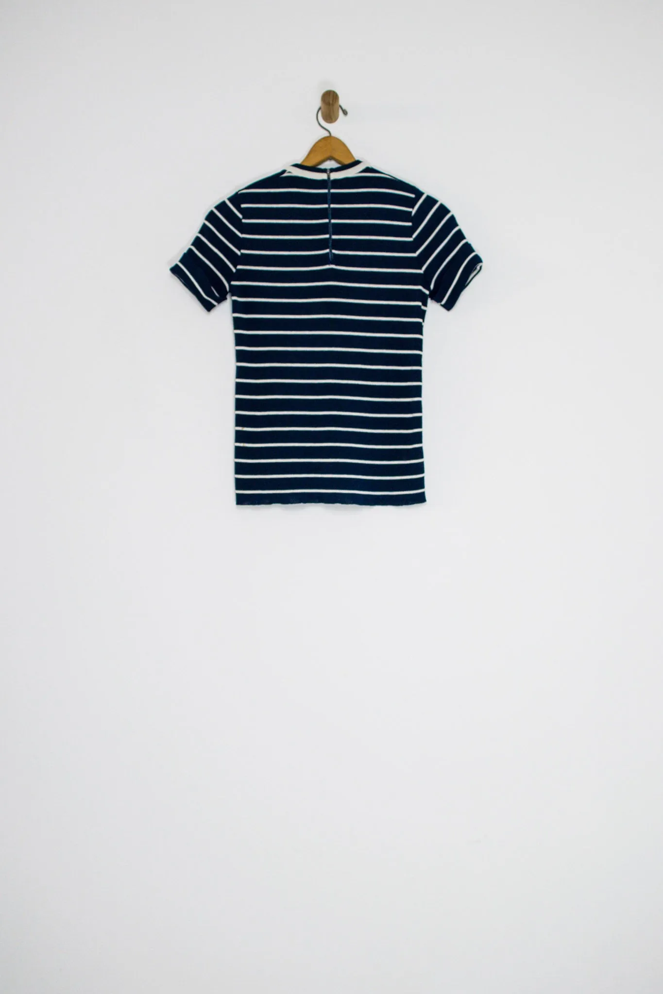 60’s STRIPED KNIT T-SHIRT / SMALL