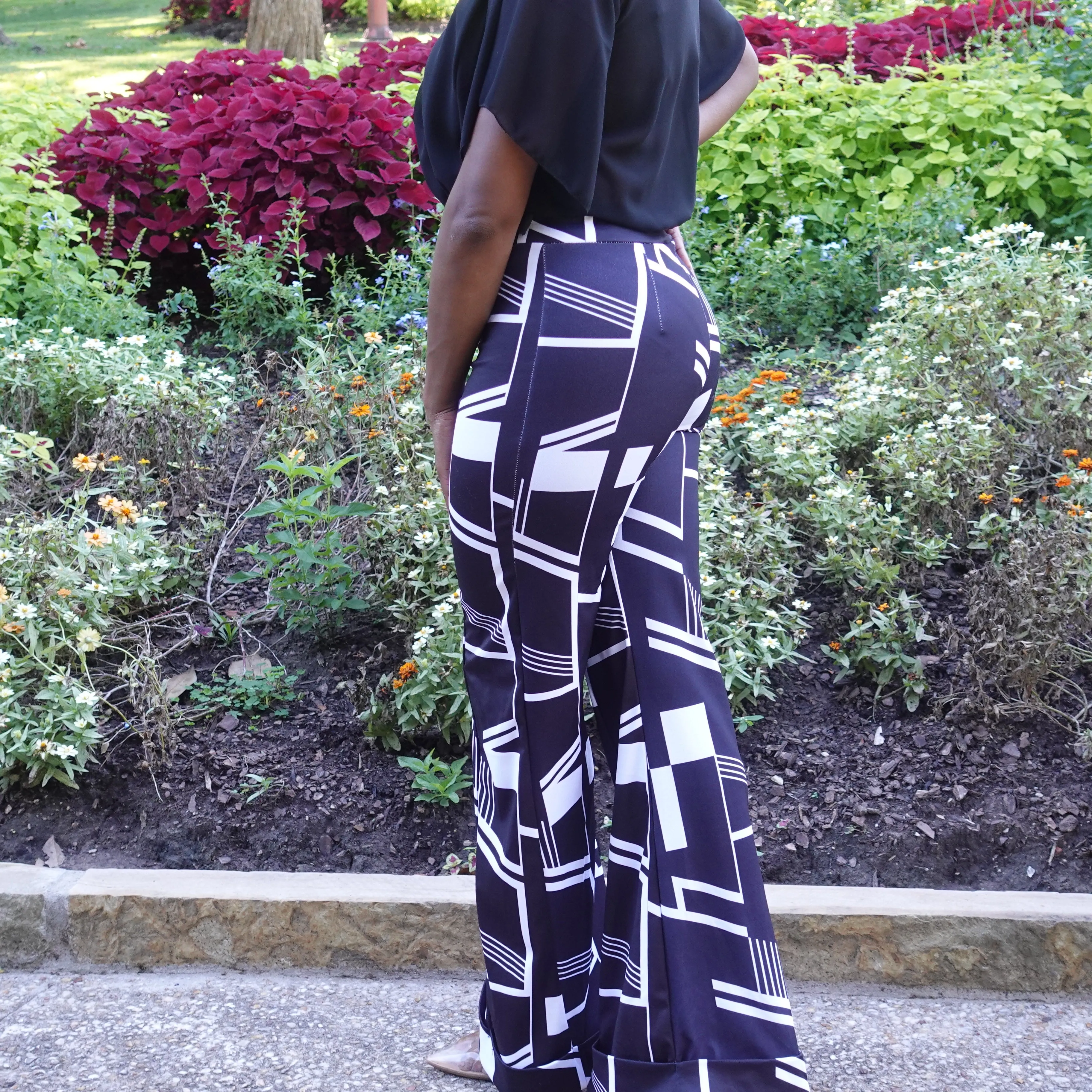 Abstract Printed Pant