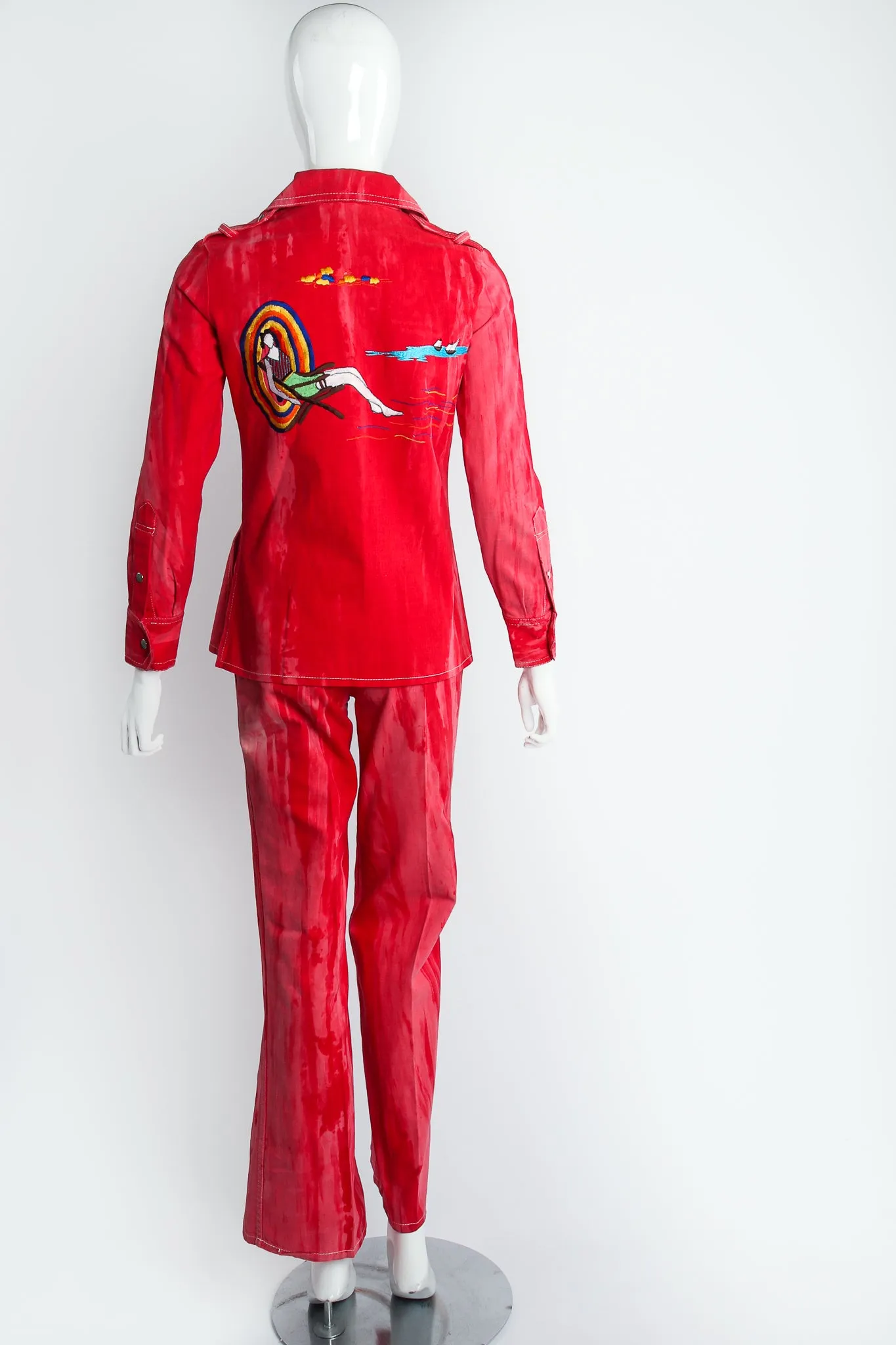 Acid Beach Twill Shirt Jacket & Pant Set