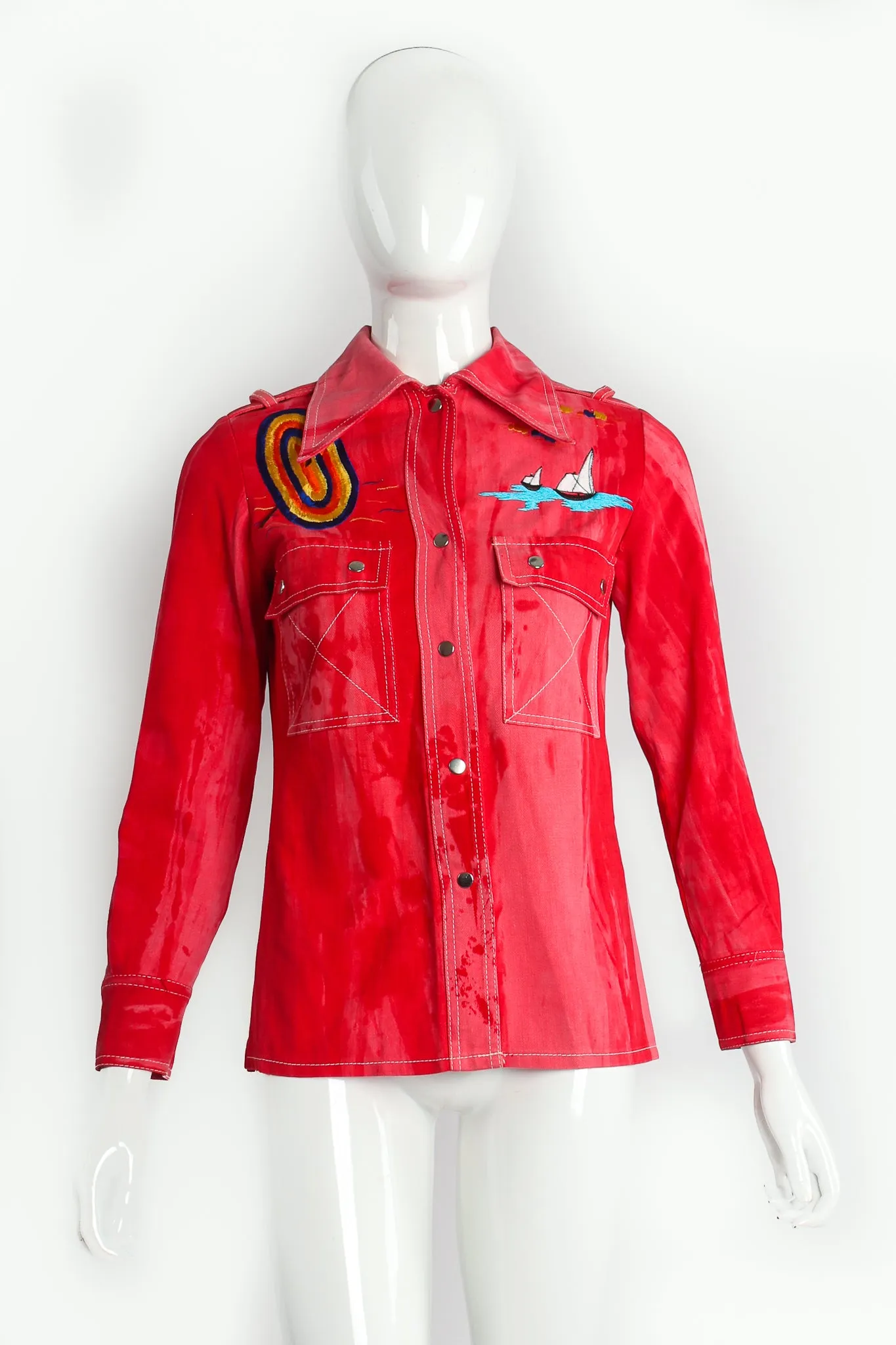Acid Beach Twill Shirt Jacket & Pant Set