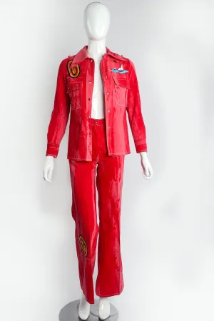 Acid Beach Twill Shirt Jacket & Pant Set