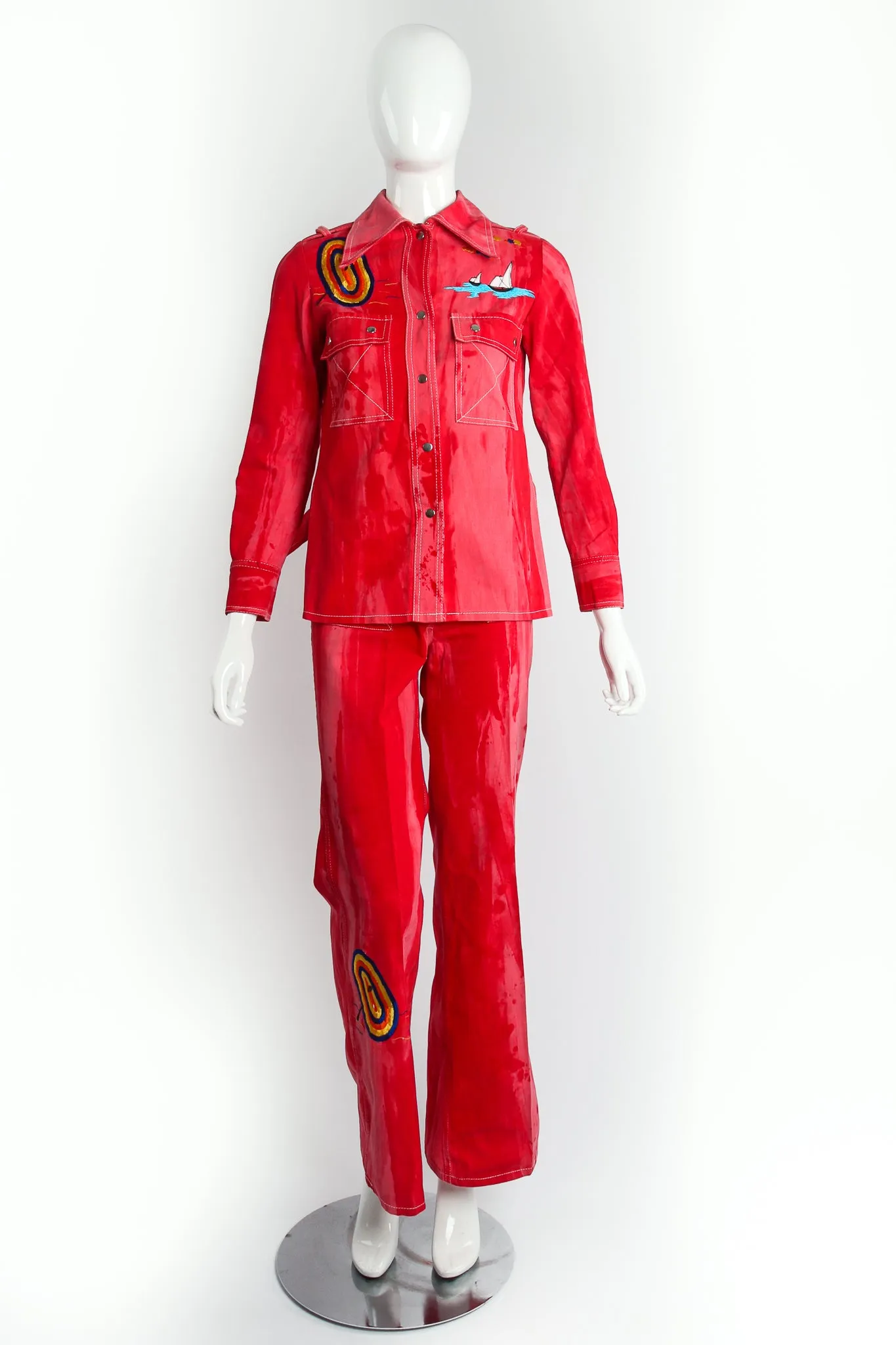Acid Beach Twill Shirt Jacket & Pant Set