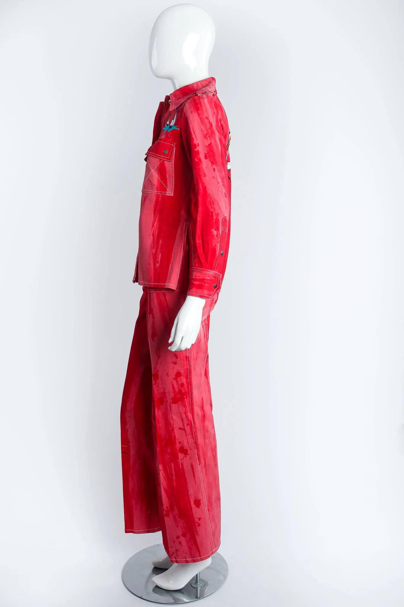 Acid Beach Twill Shirt Jacket & Pant Set