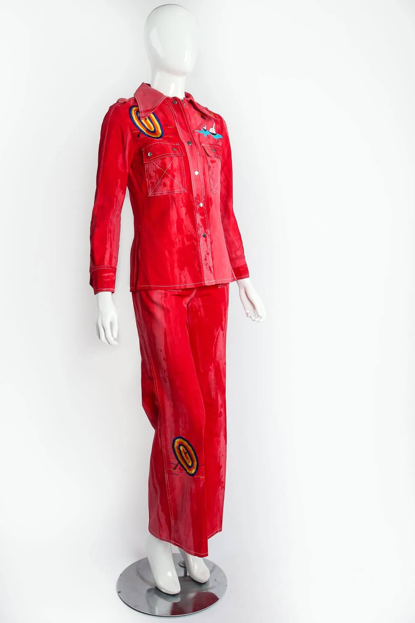Acid Beach Twill Shirt Jacket & Pant Set