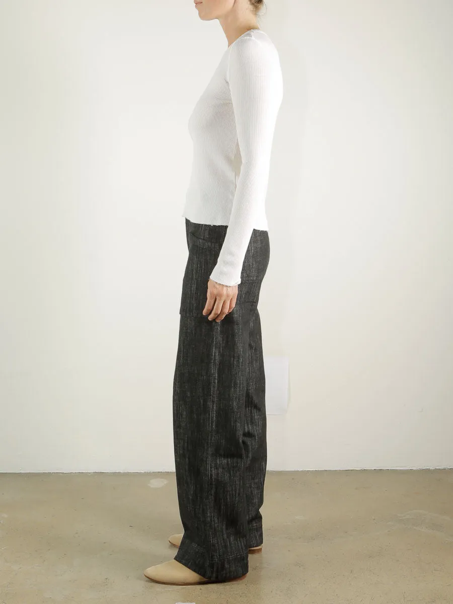 Aiden Pant in Denim - Black