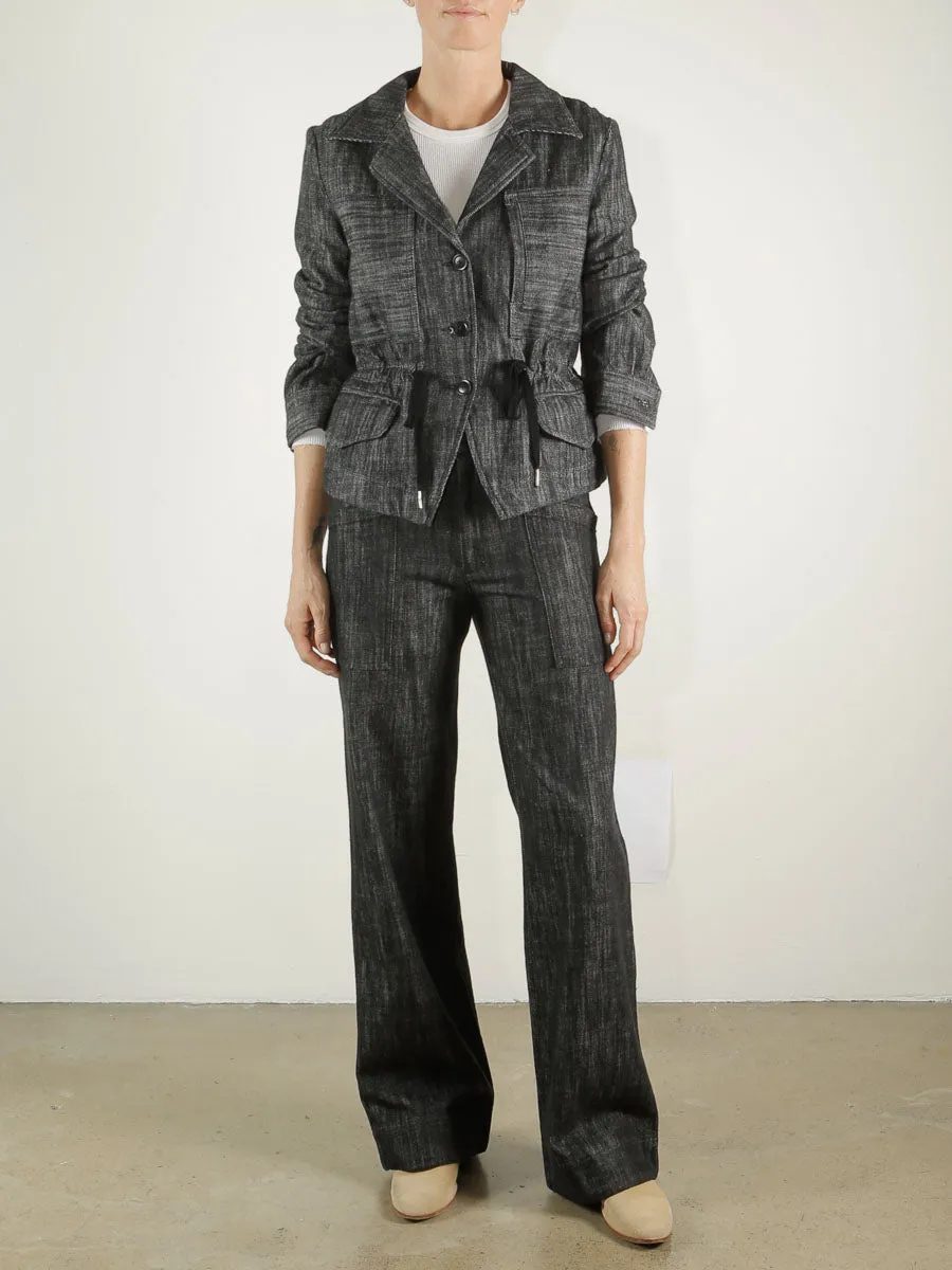 Aiden Pant in Denim - Black