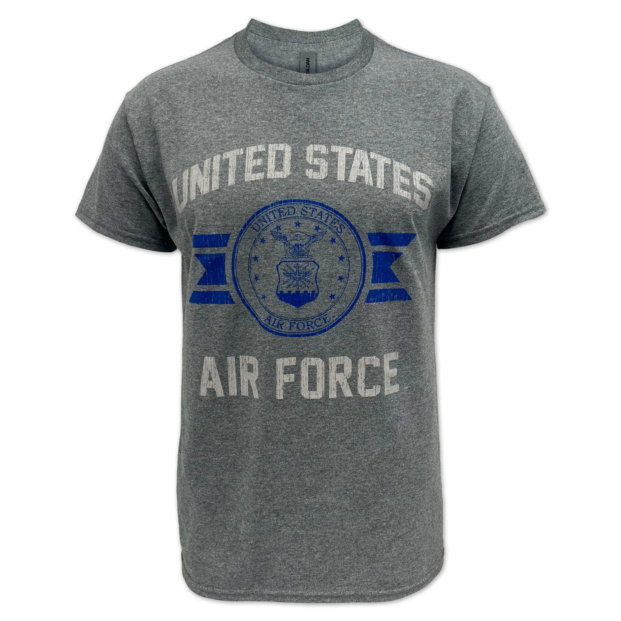 Air Force Vintage Basic Seal T-Shirt (Grey)