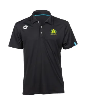 Alexandra Unisex Solid Polo - Black