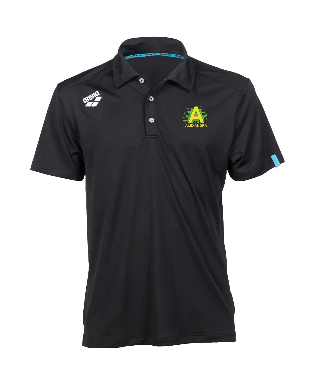 Alexandra Unisex Solid Polo - Black