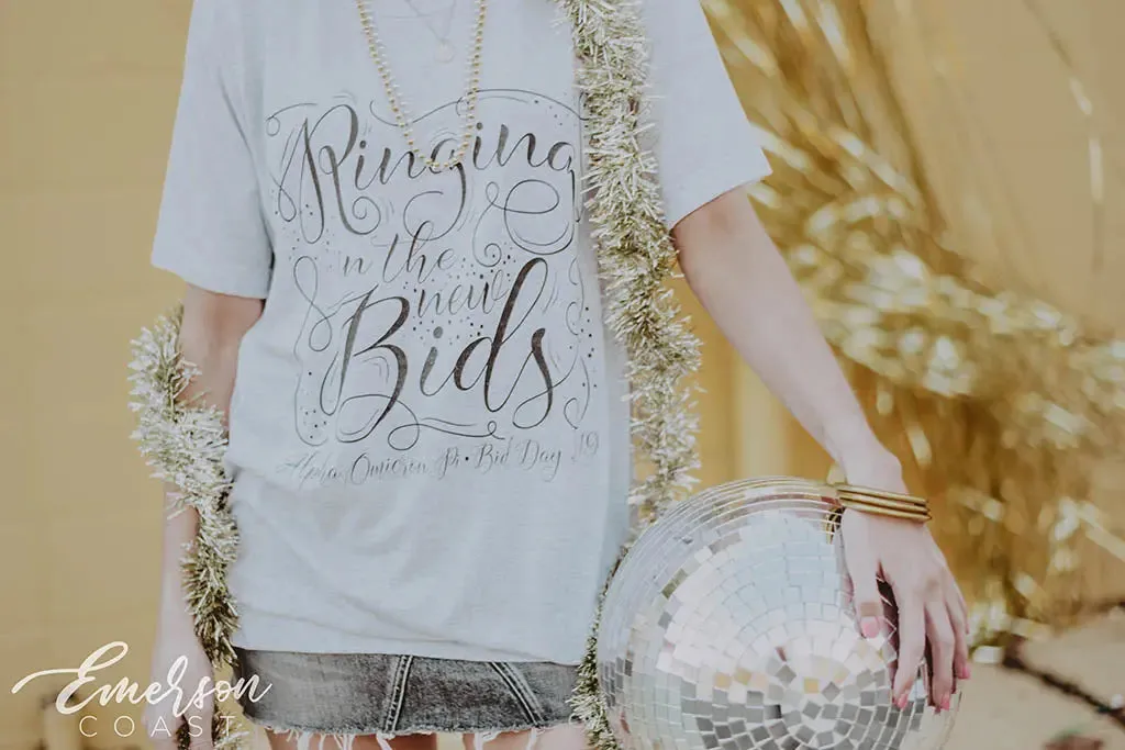 Alpha O New Years Bid Day T-shirt