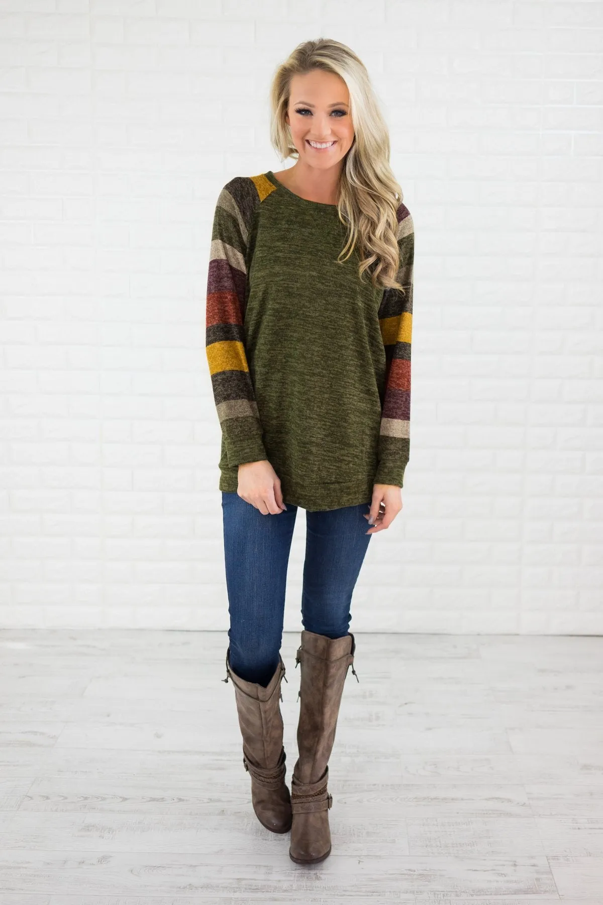 Always Find a Way Top ~ Olive