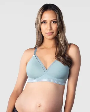 AMBITION T-SHIRT SAGE CONTOUR NURSING BRA - WIREFREE