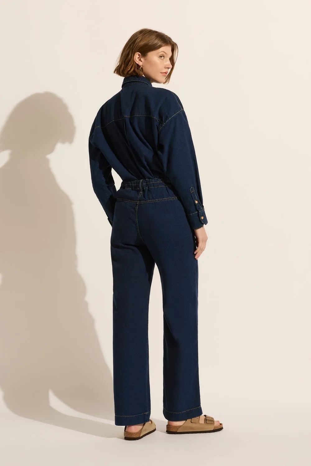 Amelia High Wide Leg Pant Foundation