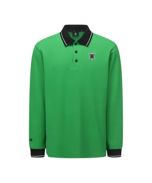 ANEW Golf: Men Back Big Logo Long T-Shirt - Green