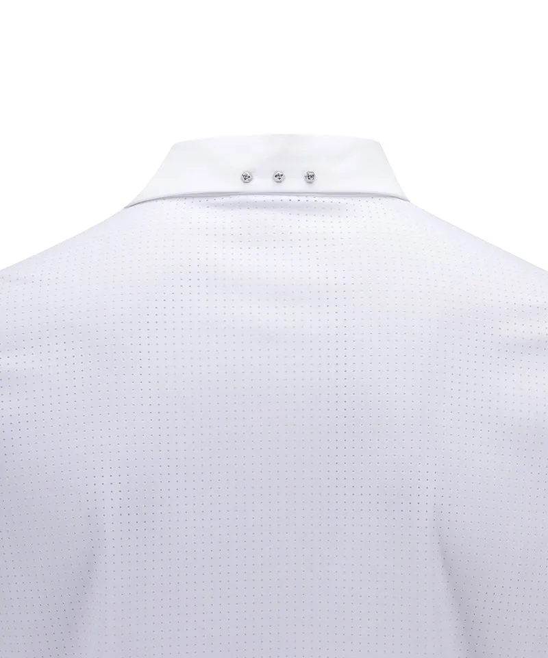 ANEW Golf Men's Band Detail Long T-Shirt - White