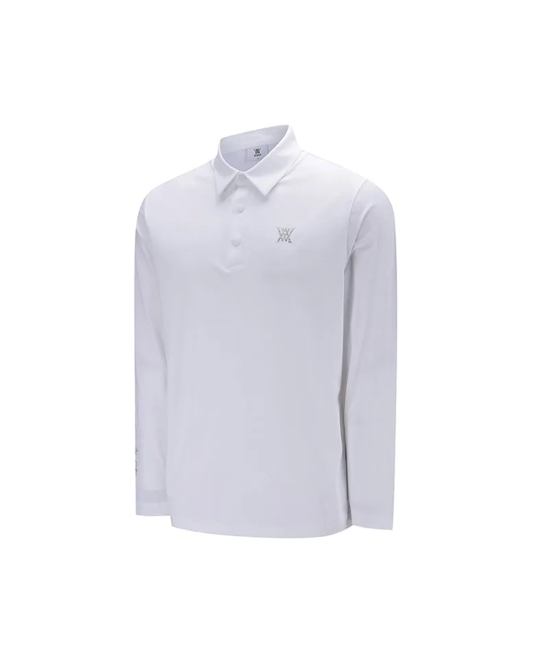 ANEW Golf Men's Band Detail Long T-Shirt - White