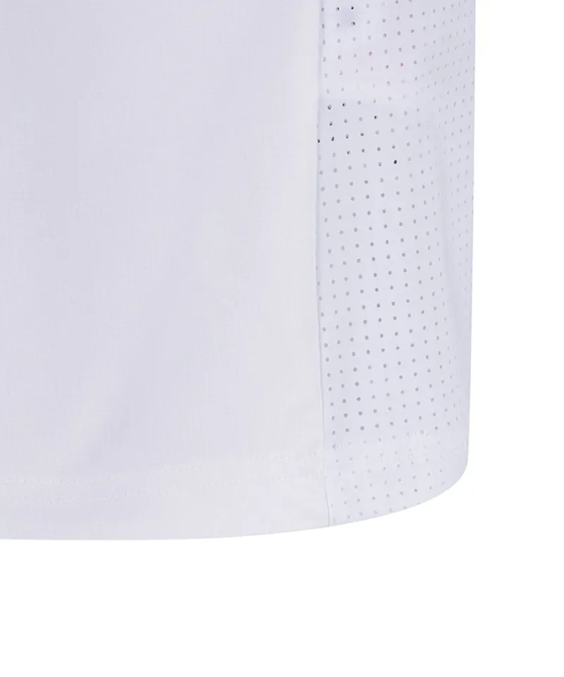 ANEW Golf Men's Band Detail Long T-Shirt - White