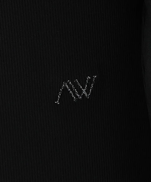 ANEW Golf: Woman Back Zip Point Long T-Shirt - Black