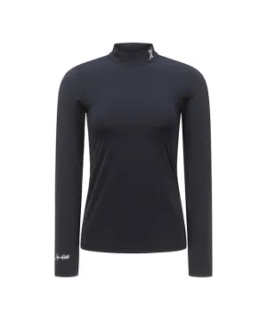 ANEW Golf: Women Cold Fabric High Neck T-Shirt - Black