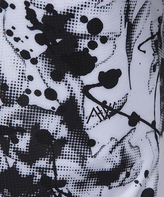 ANEW Golf: Women Flower Pattern Short T-Shirt - White