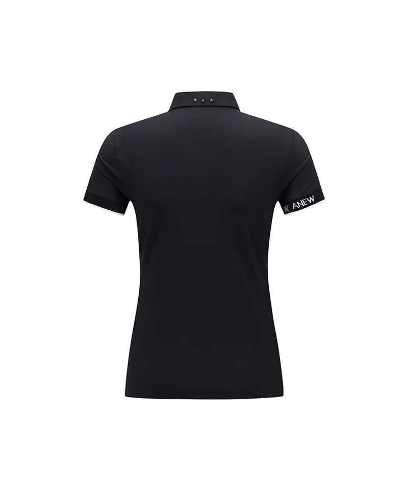 ANEW GOLF Women's Essential Short T-Shirt - Black