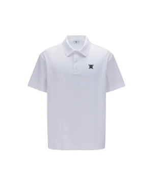 ANEW Men's Side Fabric Block Short T-Shirt - White