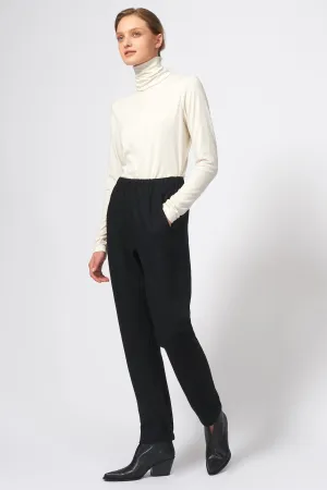 Angle Seam Jogger Felted Jersey - Black