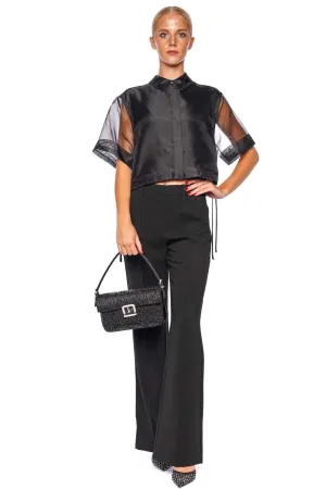 Ansel Black Tailored Trouser