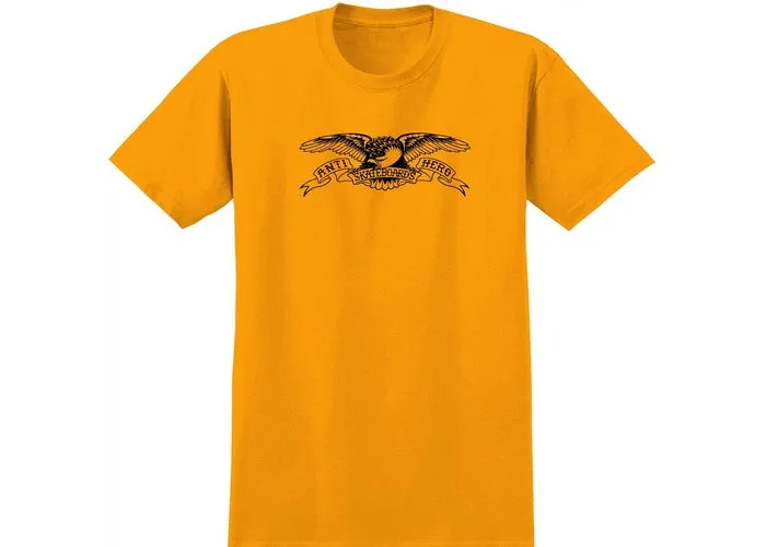 AntiHero Basic Eagle T-Shirt Gold