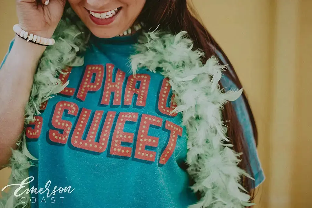 AOII Sweet Life Bid Day Tee