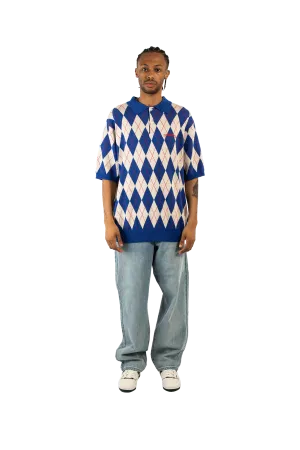 Argyle  Knit Polo