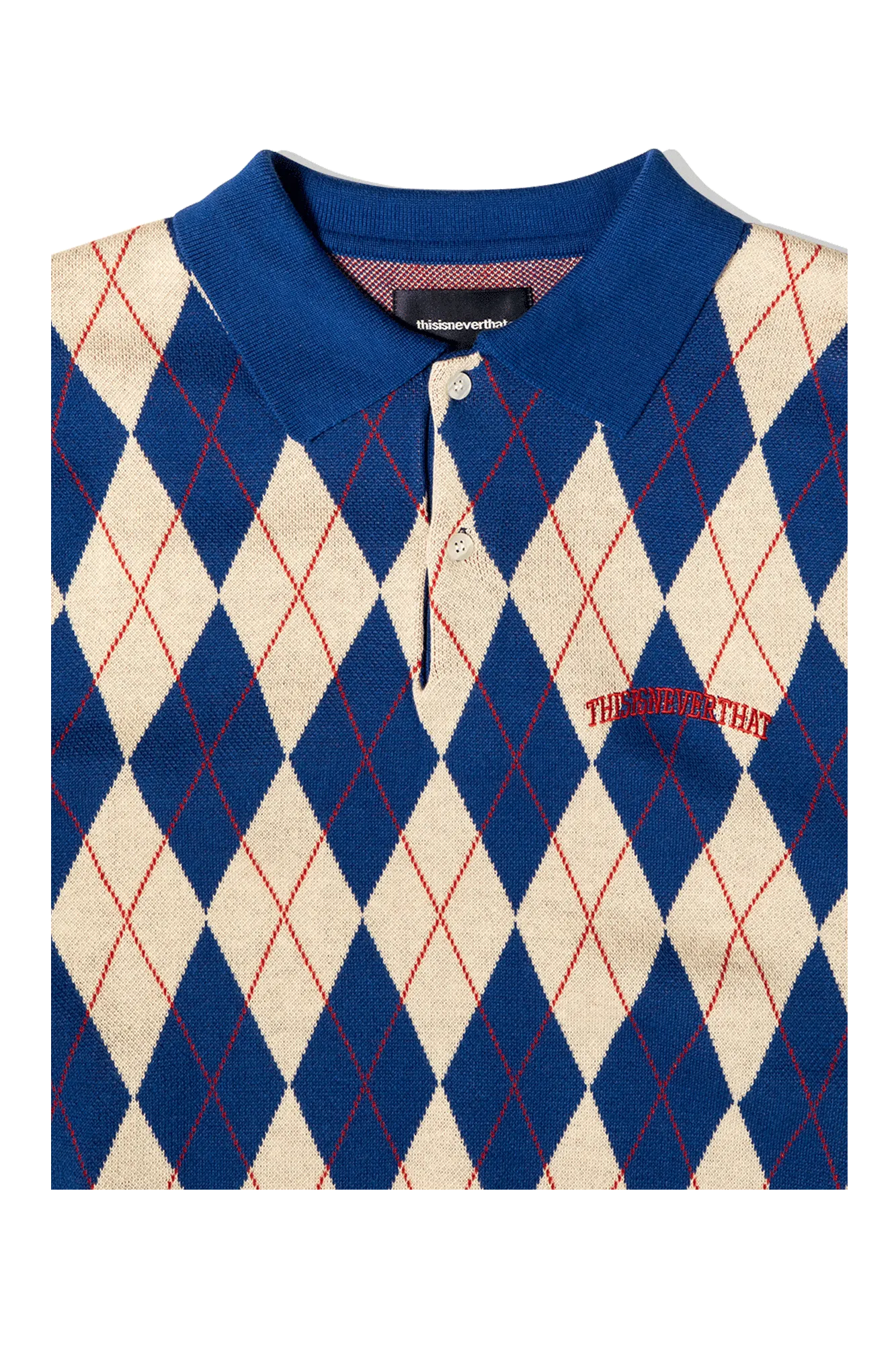 Argyle  Knit Polo