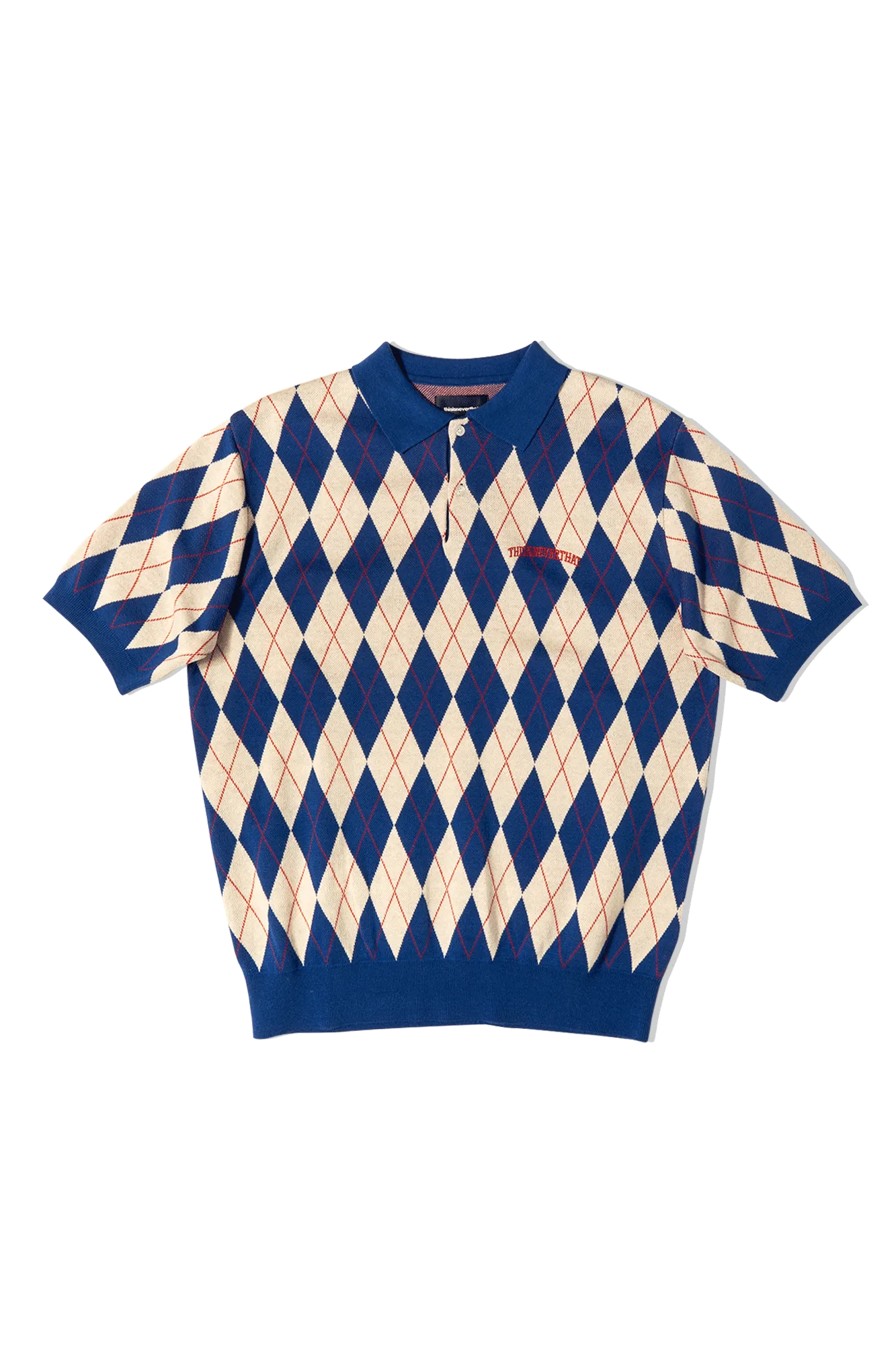 Argyle  Knit Polo