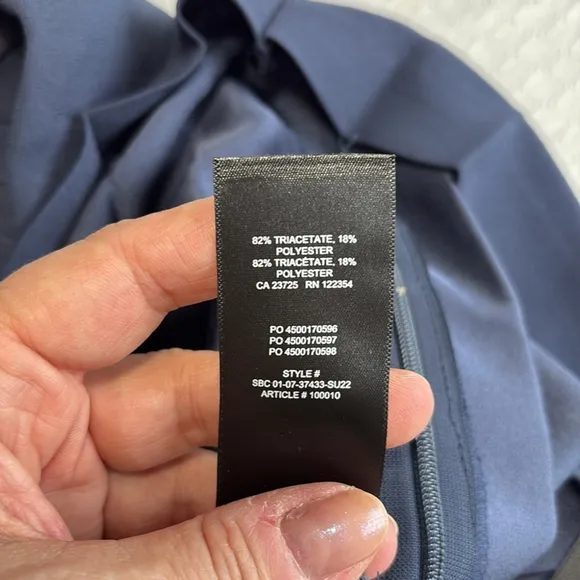 Aritzia Babaton Navy Hathaway Tennis Skirt Size 6