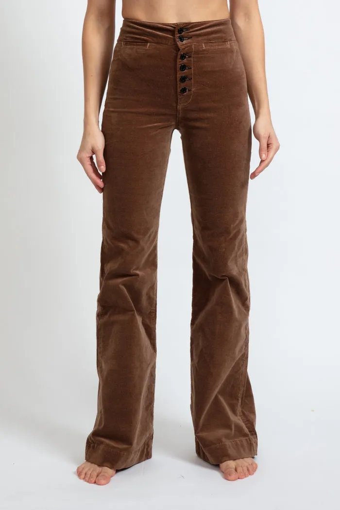 ASKK - Brighton Wide Leg Pant - Coffee