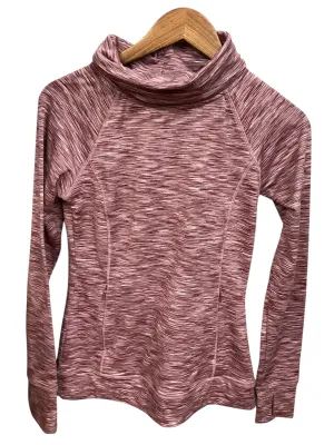 Athletic Top Long Sleeve Crewneck By Kyodan In Purple & White, Size: S