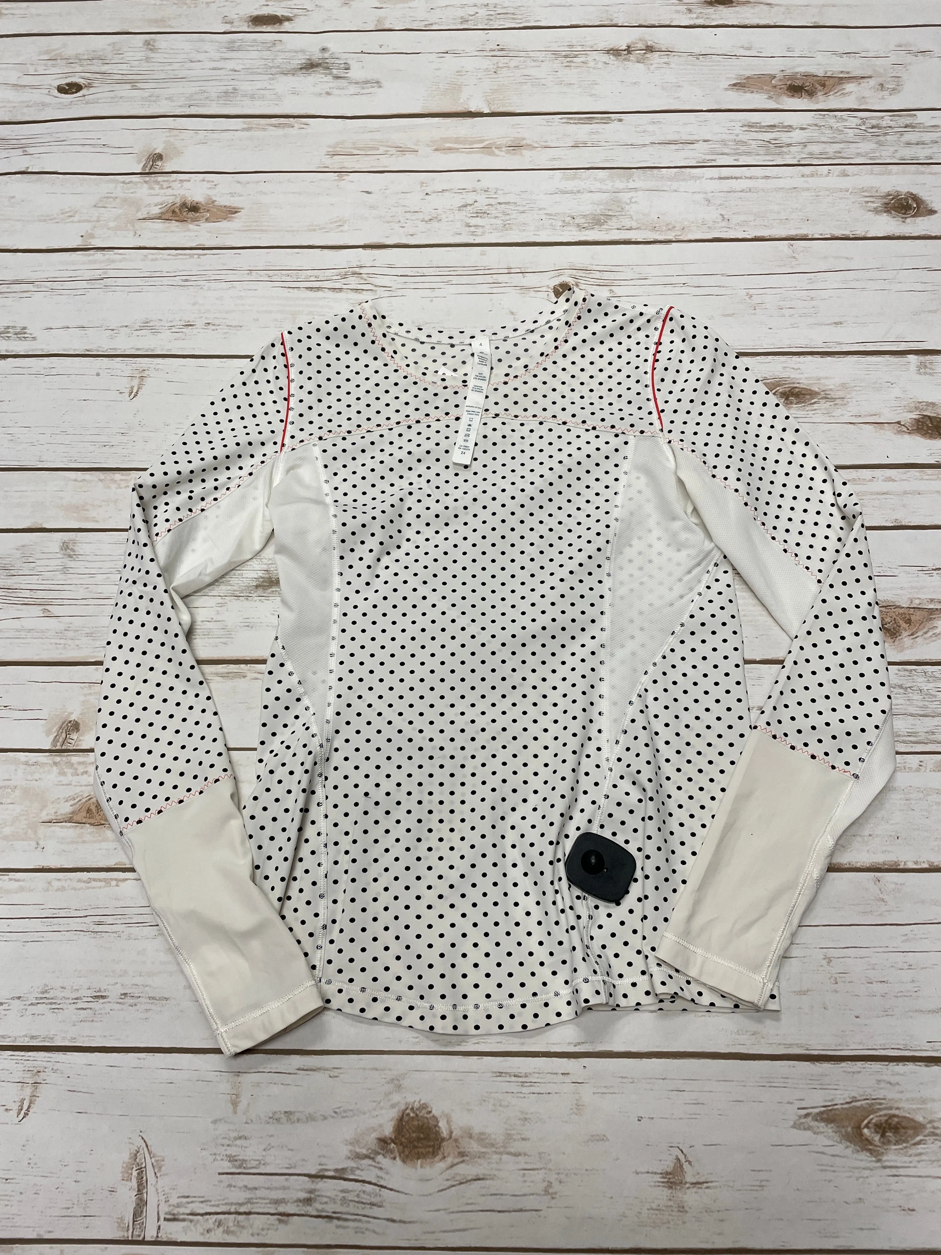 Athletic Top Long Sleeve Crewneck By Lululemon In Multi-colored, Size: 4