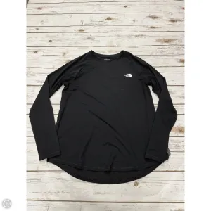Athletic Top Long Sleeve Crewneck By The North Face In Black, Size: L