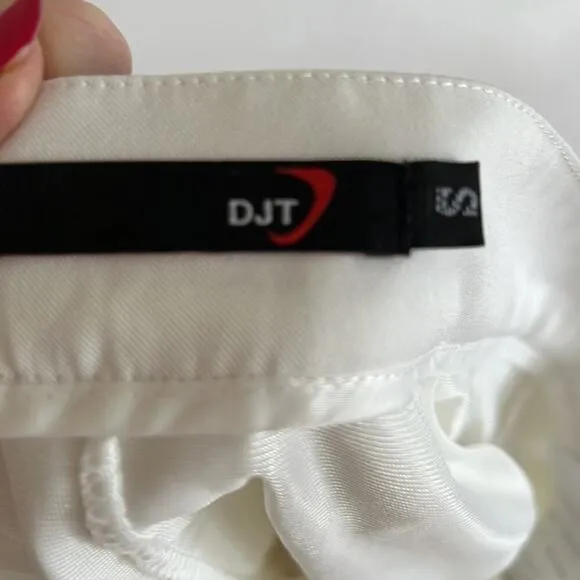 Authentic DJT White Pleated Tennis Core Skirt With Built In Shorts size S