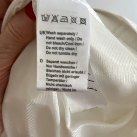Authentic DJT White Pleated Tennis Core Skirt With Built In Shorts size S
